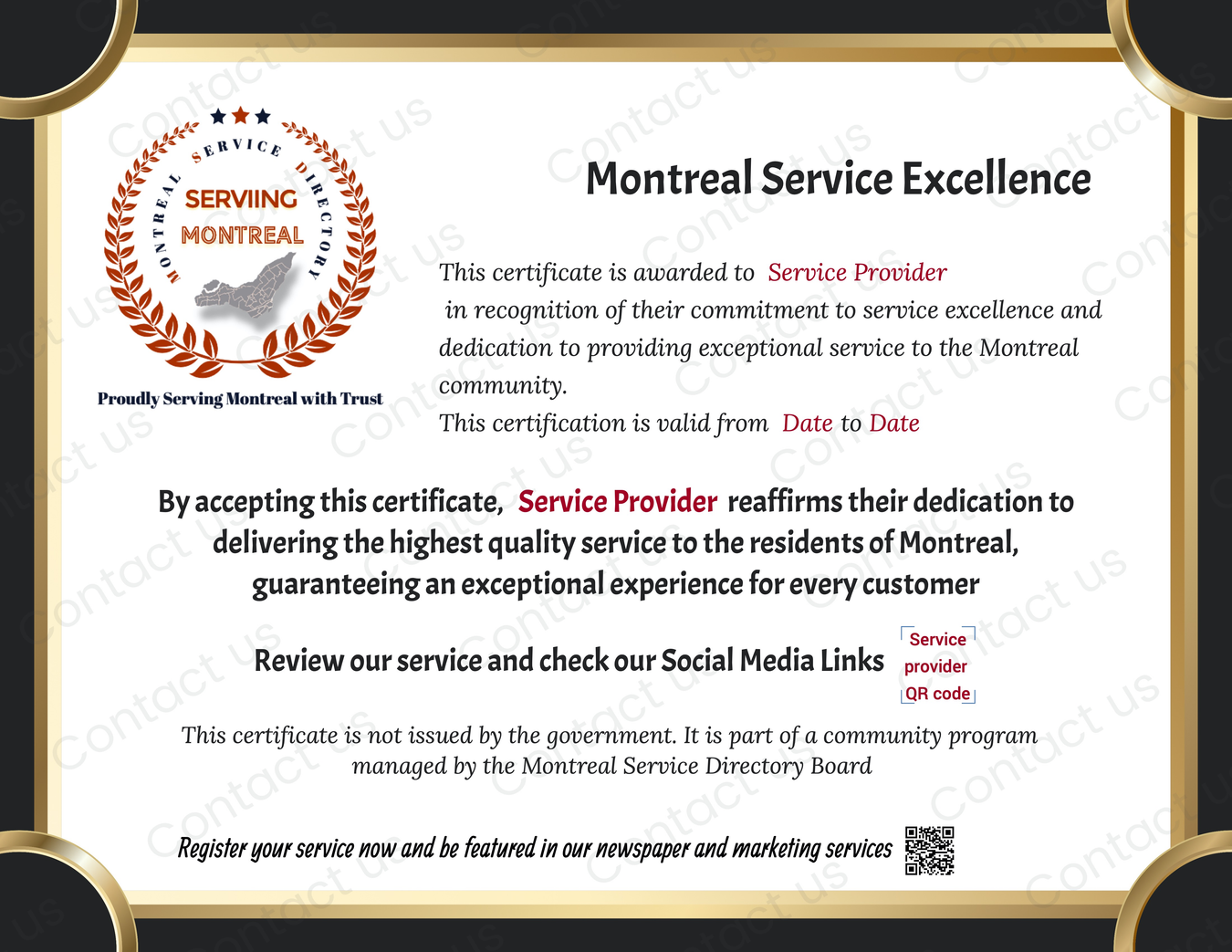 Montreal Local Services