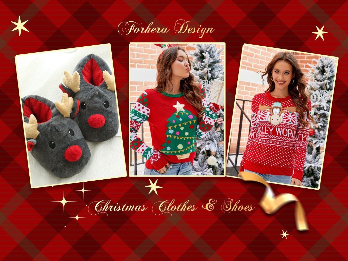 Christmas Clothes & Shoes - FORHERA DESIGN