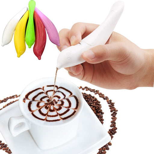 Pen Electric Seasoning Coffee Carved Pen Flower Maker Bird DIY Cake Baking Tools