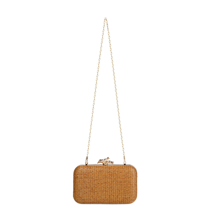 Simple Elegance Retro Straw Box Bag