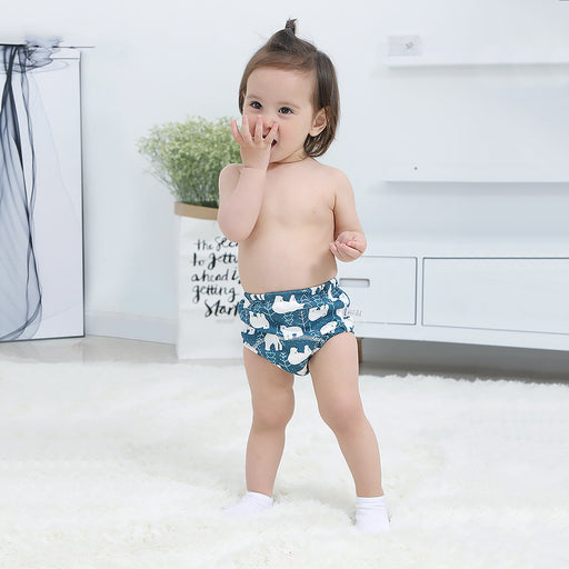 Baby training learning pants baby gauze diaper pants