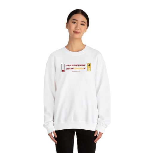 Can do all things through Christ who strengthens me Coptic Sweatshirts Christian Shirts, Verse Bible Shirt, Christian Sweatshirt