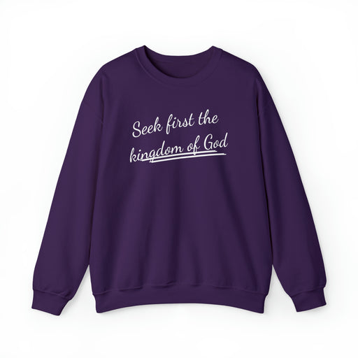 Seek first the kingdom of God - Coptic Sweaters Christian Shirts, Verse Bible Shirt, Christian Sweatshirt