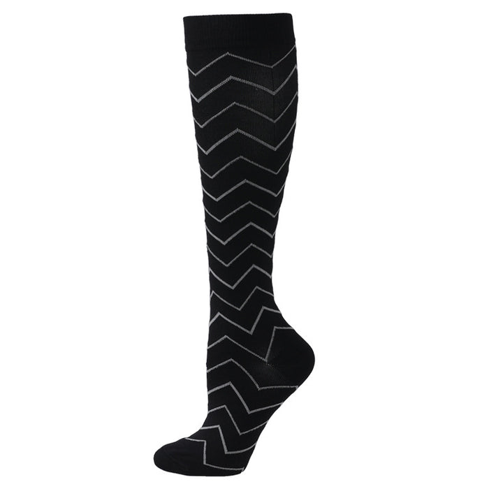 Sports Compression Socks Pattern Stretch Stockings