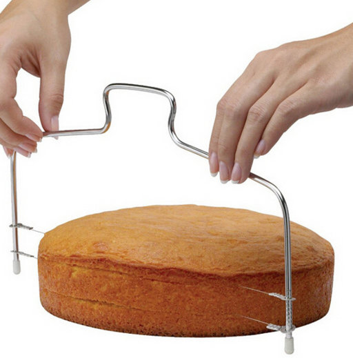 Ustensiles Patisserie Stainless Steel Slicer Adjustable 2-Wire Cake Leveler Cake Slicer Baking Dough Cutter Cake Decorating Tool