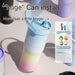 Stainless Steel Large Capacity Double Lid Double Bottle Sports Cup With Straw