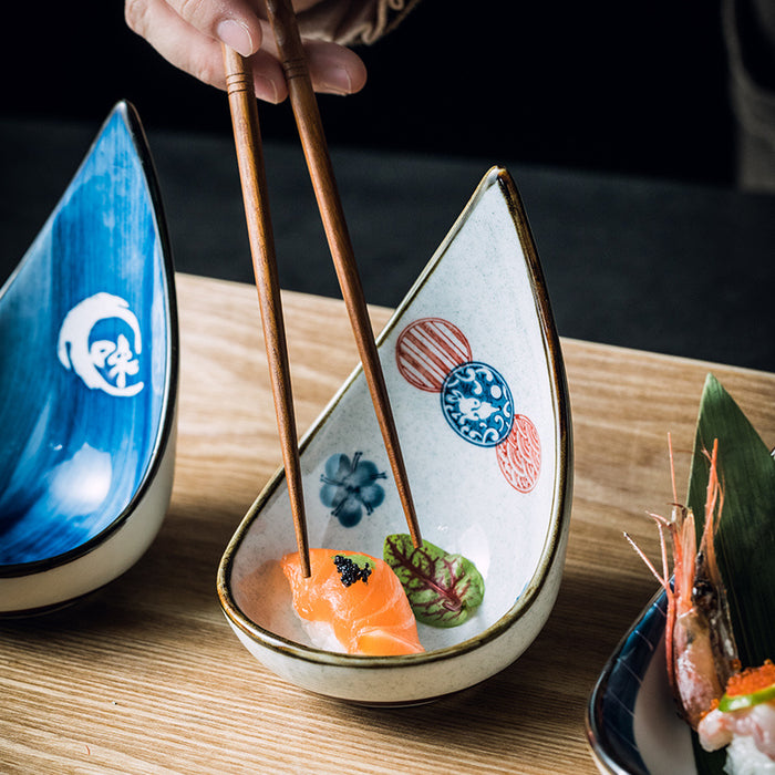 Japanese Ceramic Snack Dish Seasoning Creative Tableware