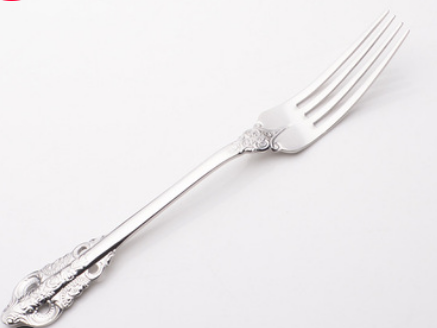 European-Style Tableware Palace Retro Carved Steak Cutlery Spoon Coffee Small Spoon Dessert Spoon Hotel Cutlery Spoon Set
