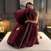 Single Double Quilt Cover Three-piece Set Winter Body Keep Warm