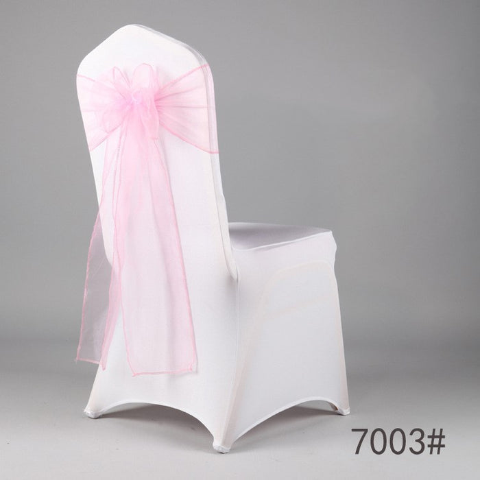 Hotel Banquet Strap Elastic Chair Decoration Ribbon
