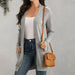 Women's Long-Sleeved Knitted Cardigan