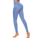 Solid color exercise leggings