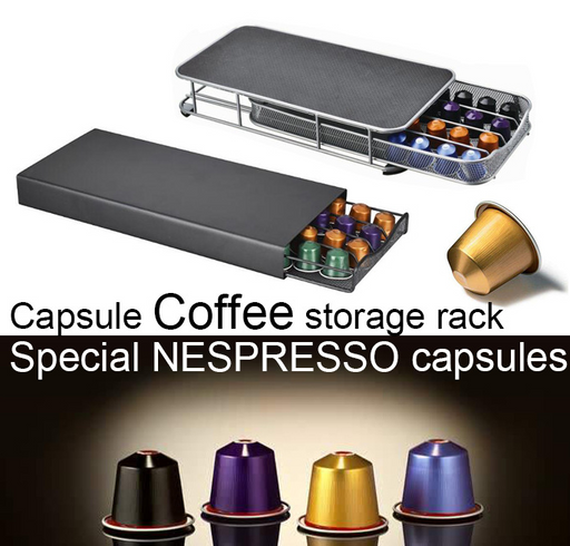 Coffee capsule storage rack (drawer type) for nespresso