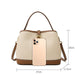 Lychee Pattern Large Capacity Contrast Color Single Shoulder Messenger Bag