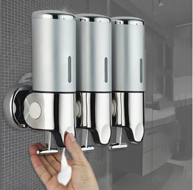 Hotel toilet wall-mounted soap dispenser