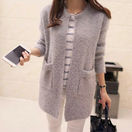 Sweater knit cardigan