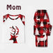 Christmas European And American Christmas Deer Head Print Parent-child Home Service Suit