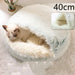 2 In 1 Dog Bed And Cat Bed Pet Winter, summer Bed Round Plush Warm Bed House Soft Long Plush Pets Bed