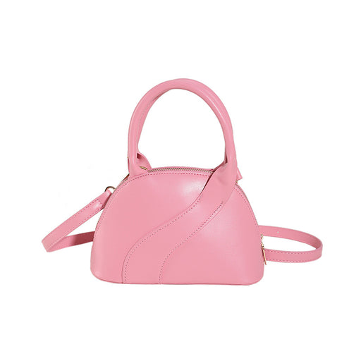 Textured Special-interest Design Shell Bag Handbag
