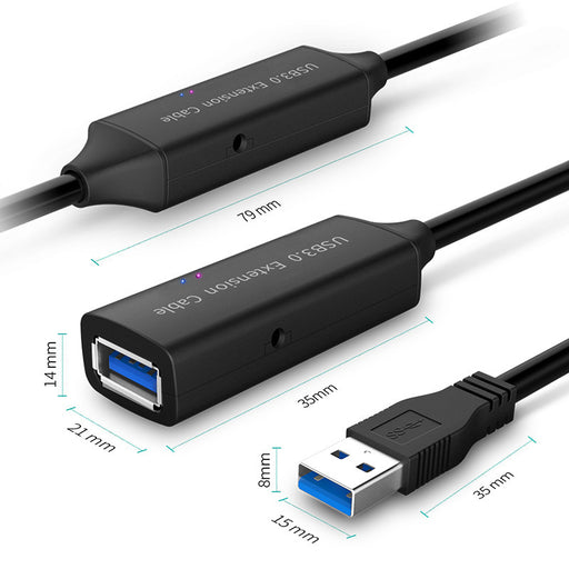 USB data extension cable