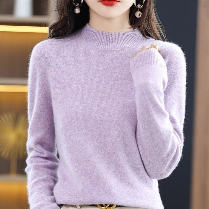 Fashion Women's Mock Neck Sweater