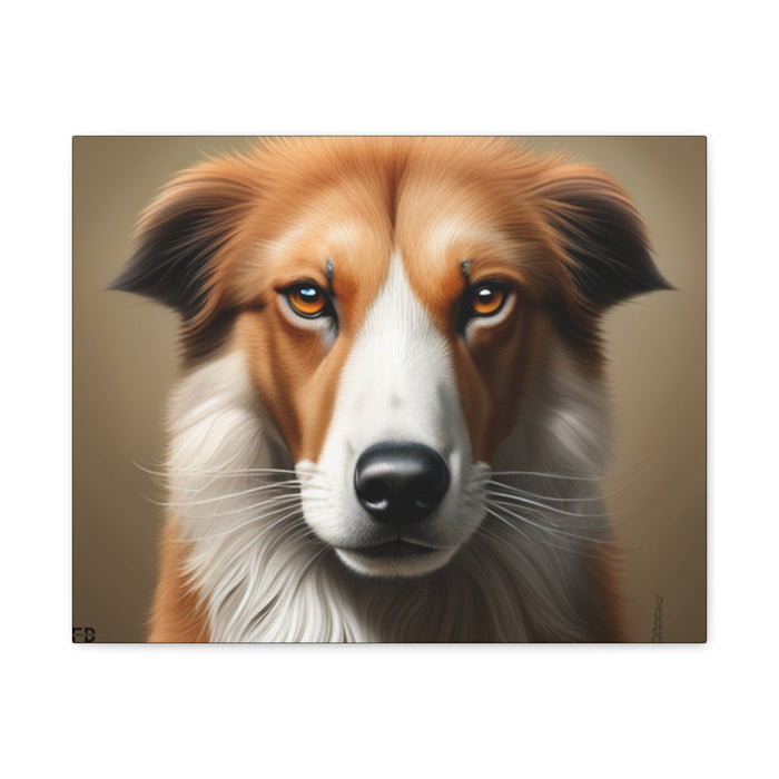 Endearing features that make each dog unique - Dog Face - Gallery Wraps Artwork