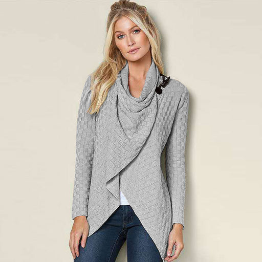Oversized knitted cardigan