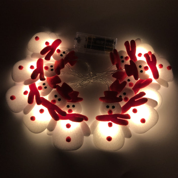 Christmas Snowman LED Light String Elk