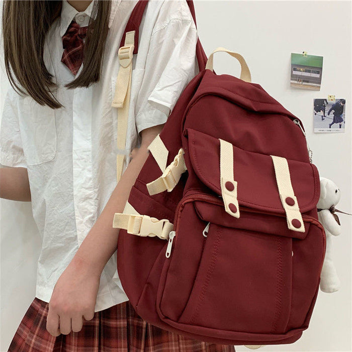 Women's Fashionable Large-capacity Oxford Cloth Backpack