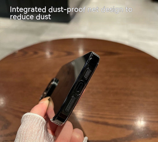 Transparent Magnetic Metal Lens Advanced Sense All-inclusive Ultra-thin Phone Case