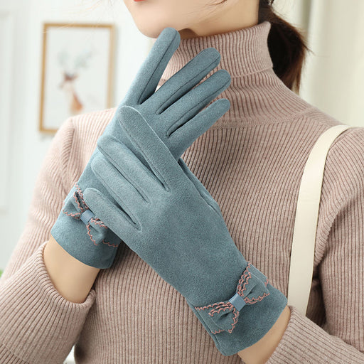Women's Winter Fleece Warm Fashion Gloves
