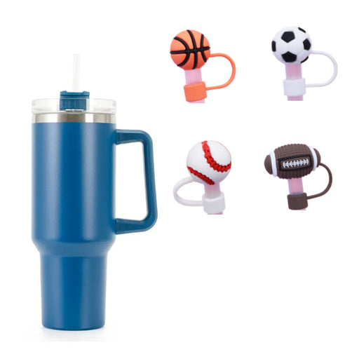10mm Silicone Straw Covers – Perfect for Stanley 20 30&40 Oz Cups! Straw Toppers for 40 Oz Tumbler with Handle, Dust-Proof Caps for Bottle