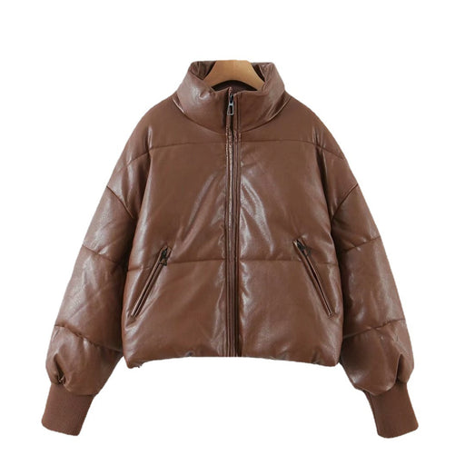 Women's Stand Collar Warm Padded Jacket