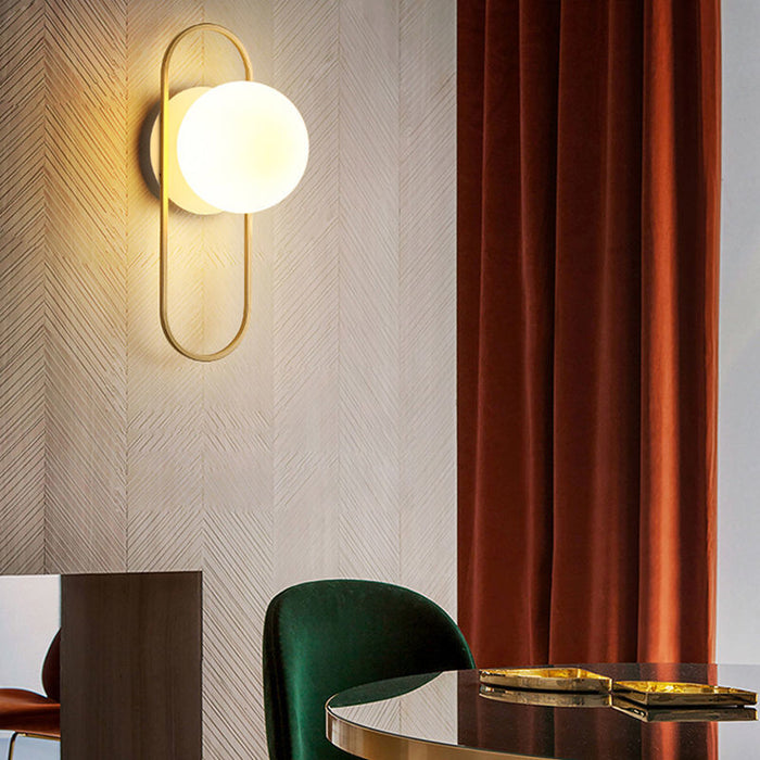 Modern Minimalist Hotel Living Room Background Wall Light
