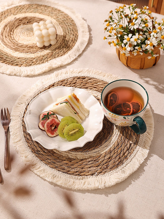 Tassel Grass Insulated Dining Table Mat