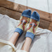 Women's Cotton Tube Socks European And American Girls Ear Socks