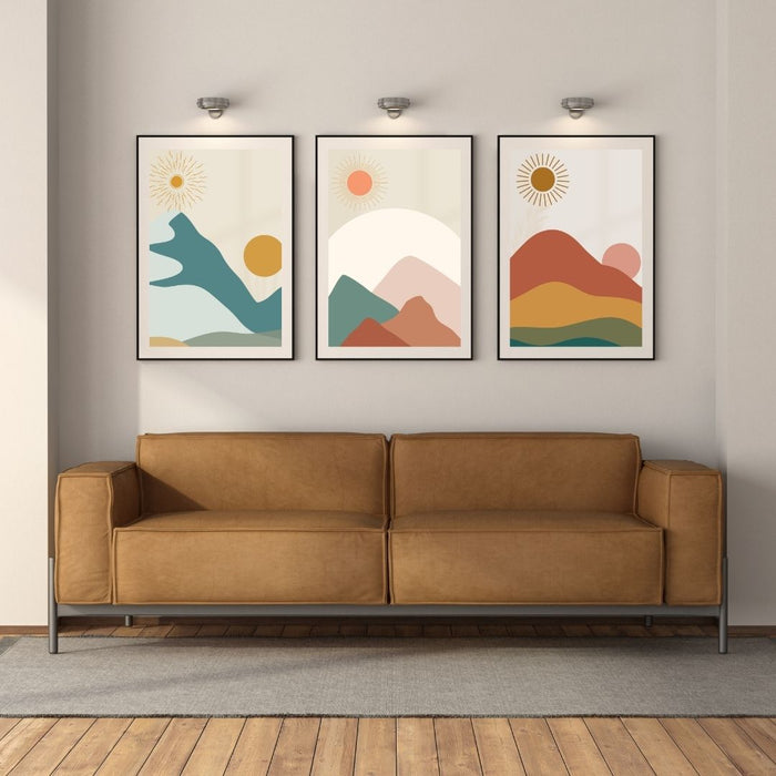 Nature Boho Wall Art Set, Earthy Abstract Prints, Bohemian Home Decor, bohoful Nature Art, Digital  Modern Art Spaces, relaxant art, bohoful