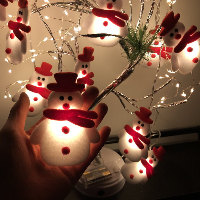 Christmas Snowman LED Light String Elk