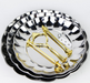 Stainless steel fruit plate fruit plate candy plate dried fruit plate tea dessert plate pastry plate living room creative cake shelf