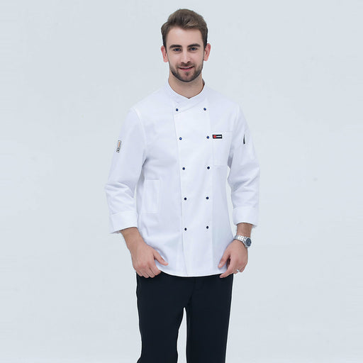 New Style Hotel Chef's Clothes Long Sleeved Men