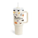 Valentines Day Gift Thermal Mug 40oz Straw Coffee Insulation Cup With Handle Portable Car Stainless Steel Water Bottle