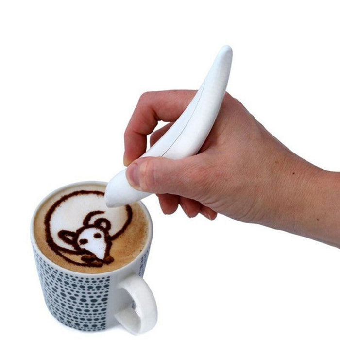 Pen Electric Seasoning Coffee Carved Pen Flower Maker Bird DIY Cake Baking Tools