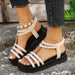 Women's Wedges Platform Sandals Summer Strap-design Beach Shoes