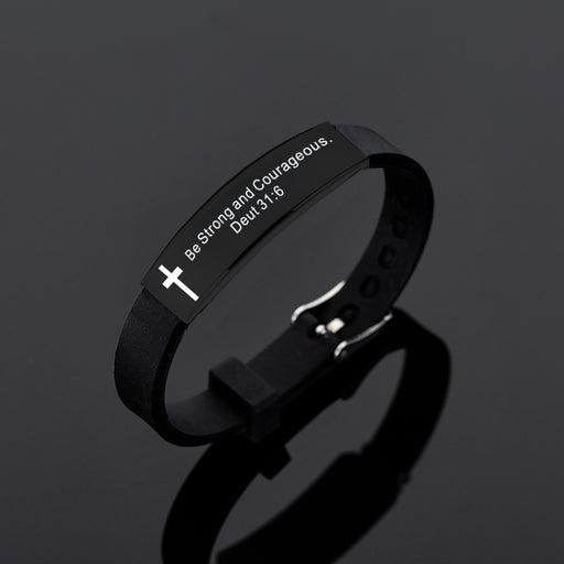 The new bible silicone bracelet