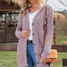 Women's Fashion Solid Color Knitted Cardigan Top