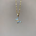 Electroplated 18K Golde Butterfly Necklace Women Clavicle Chain