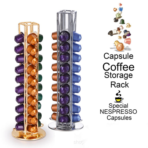 Rotatable coffee capsule holder, capsule coffee holder, Nespresso special capsule holder, 40 pieces