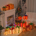 Christmas Lights Gift Box Three-piece Party Decoration Ornaments