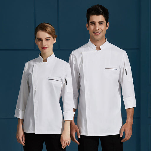 Chef's Long Sleeved Work Clothes For Women In Western Restaurants