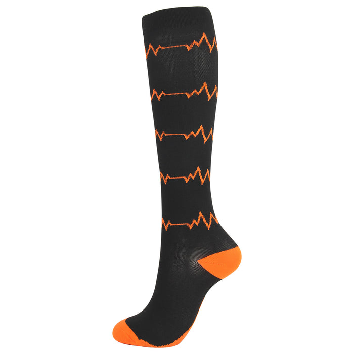 Sports Compression Socks Pattern Stretch Stockings